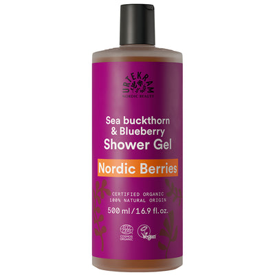 Urtekram Nordic Berries Shower Gel 500ml. Organic. Vegan.