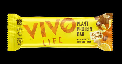 Vivo Life 65g Plant Protein Bar Lemon & Cashew