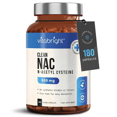 NAC (N Acetyl Cysteine) - 180 Capsules