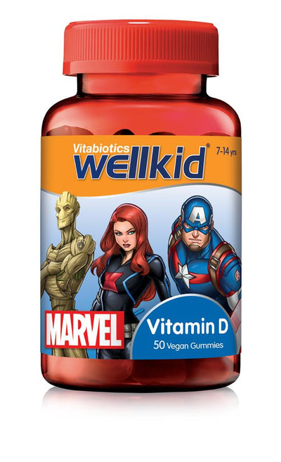 WELLKID MARVEL VITAMIN D 50 JELLIES