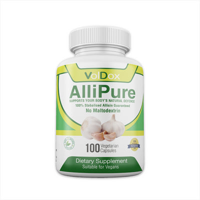 Pure 100% Stabilised Allicin Garlic Powder Supplements