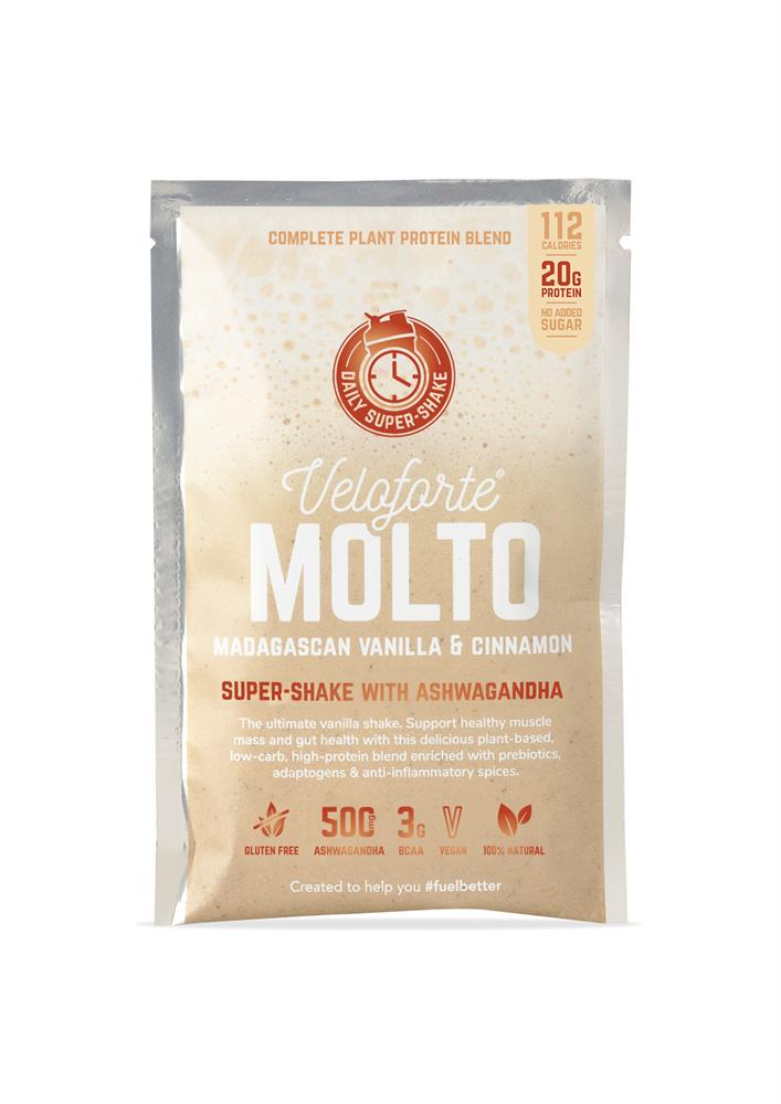 Molto Vanilla & Cinnamon Vegan Protein Shake 38g