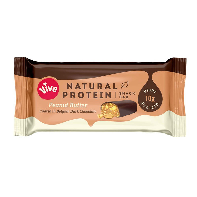 Peanut Butter Dark Chocolate Coated Protein Snack Bar 49g