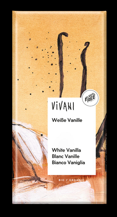 White Chocolate with Bourbon Vanilla Organic 80g