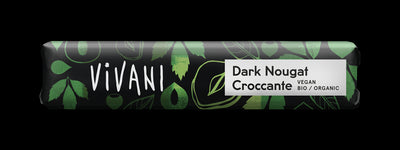 Mini Dark Nougat Croccante Chocolate Vegan Organic 35g