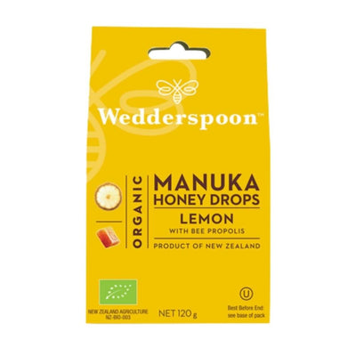 Manuka Honey KFactor Drops - Lemon with Bee Propolis 120g