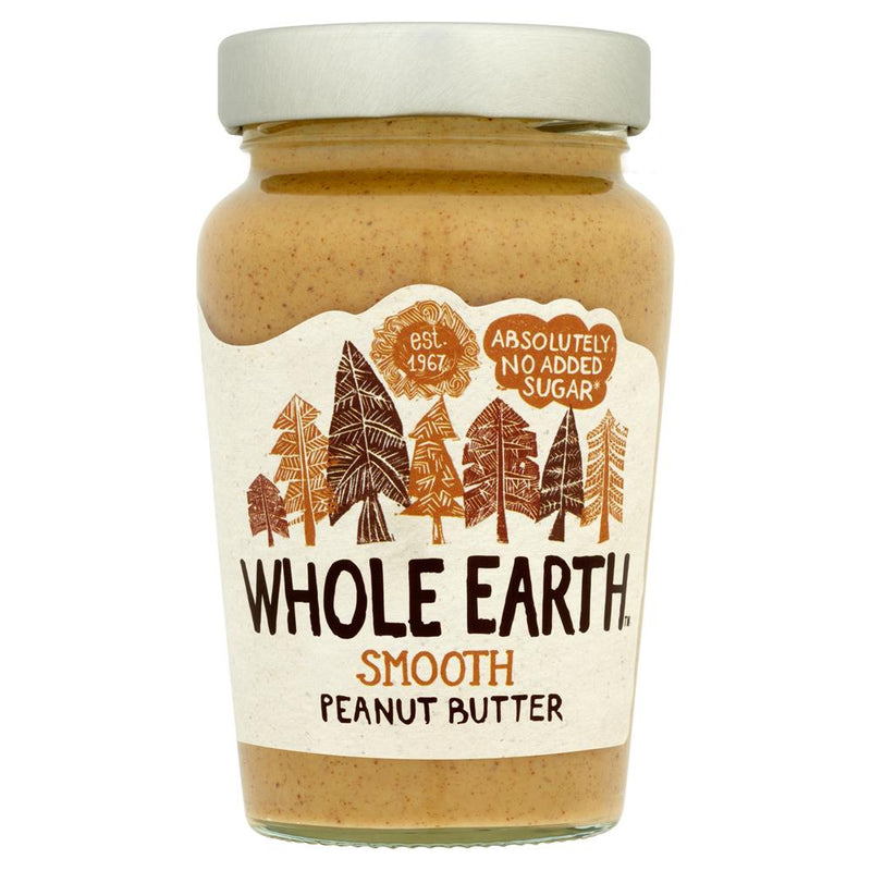 Whole Earth Smooth Peanut Butter 340g