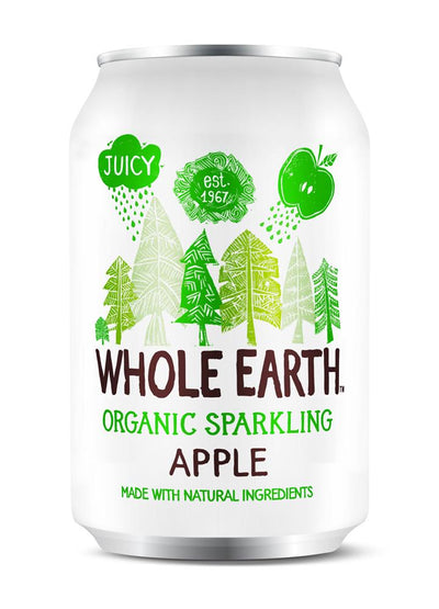 Whole Earth Lightly Sparkling Organic Apple Drink 330ml