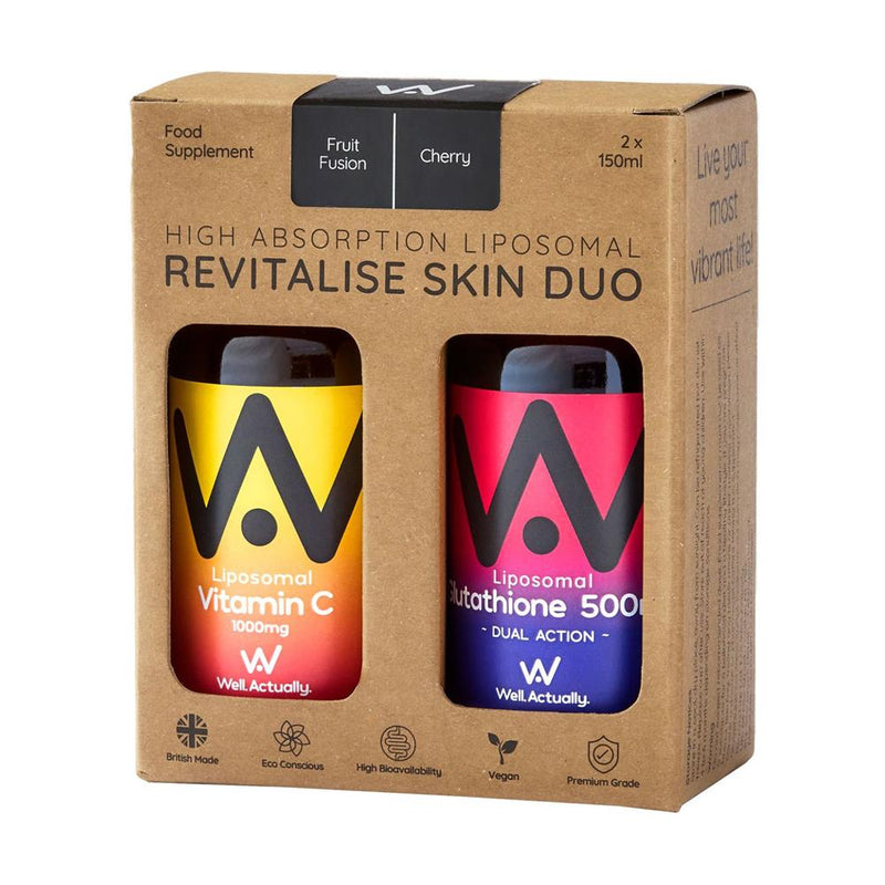 Revitalise Skin Duo - Vitamin C + Glutathione - Liposomal Liquid