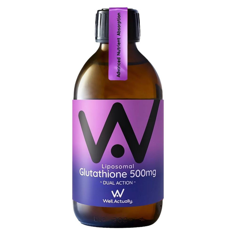 Reduced L-Glutathione (500mg) - Liposomal - Blueberry 250ml