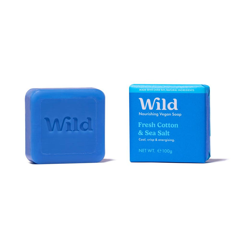 Wild Fresh Cotton & Sea Salt Soap Bar 100g