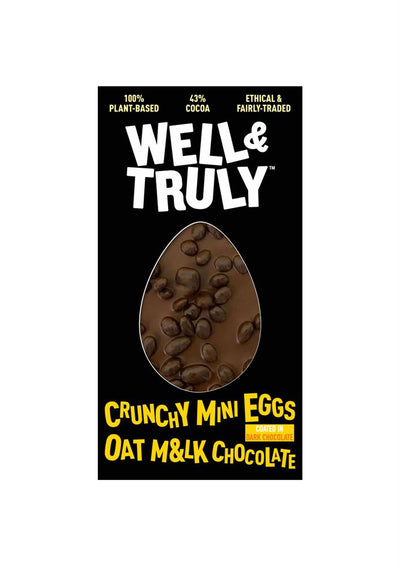 Oat M&lk Chocolate with Egg Cutout and Cocoa Nibs 90g