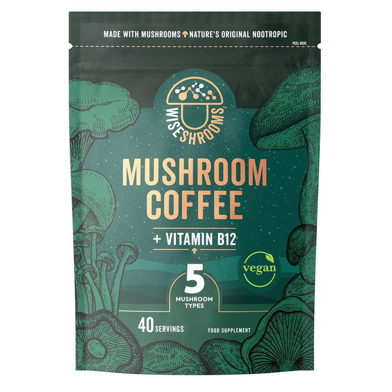 Mushroom Coffee 5 Mushroooms + Vit B12 & D 100g