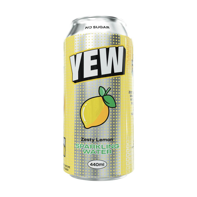 FREE YEW Zesty Lemon Sparkling Water 440ml