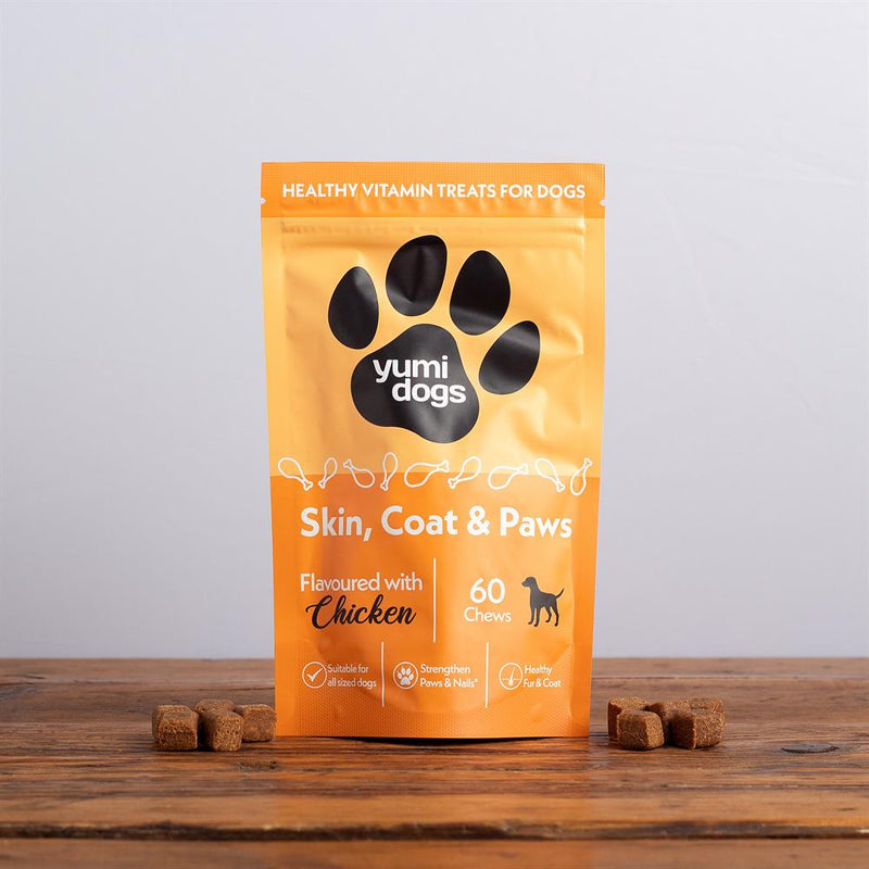 Tasty chews to promote a thick and healthy coat of fur