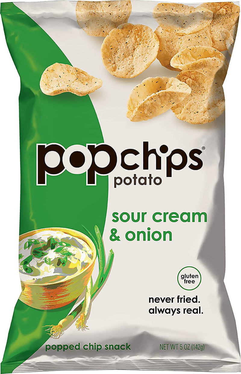 Popchips Sour Cream & Onion Potato Chips (85g)