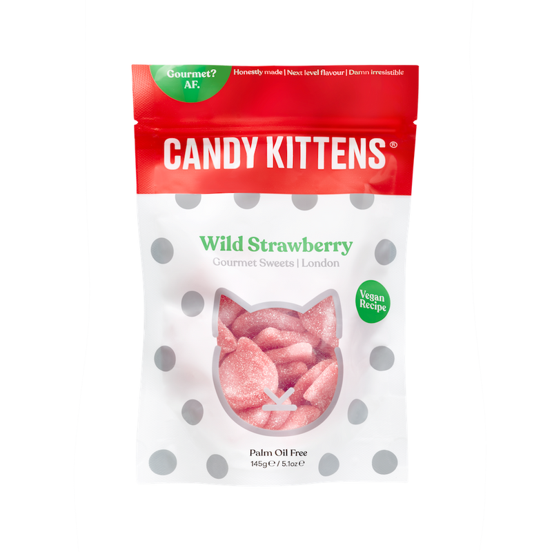 Candy Kittens Wild Strawberry Bag (125g)